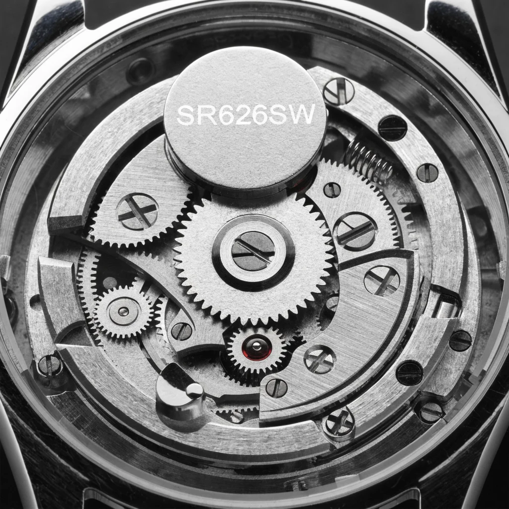 SR626SW battery in watch
