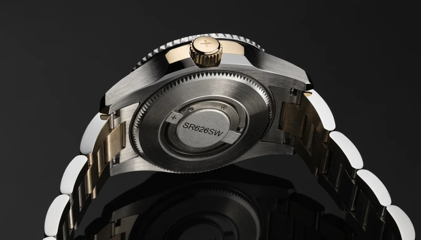SR626SW watch battery and luxury timepiece